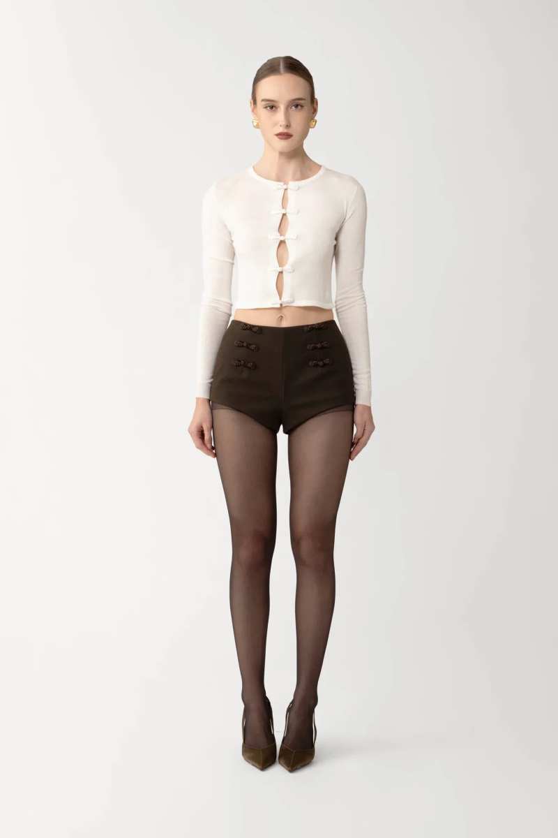 Niki Suede Shorts